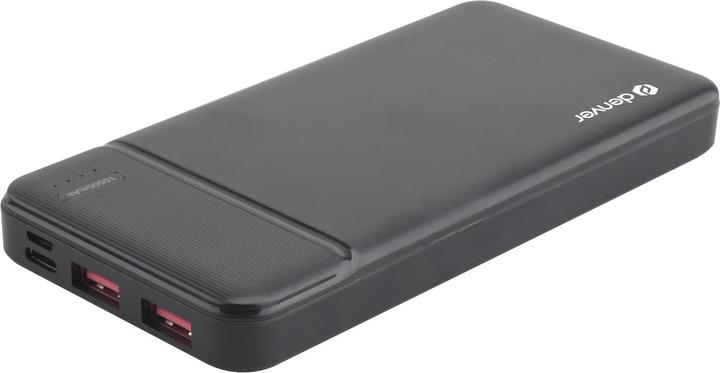 Produktbild Denver PQC-10007, 10000 mAh, Lithium Polymer (LiPo), 18 W, Grey (10000 mAh, 18 W, 37 Wh)