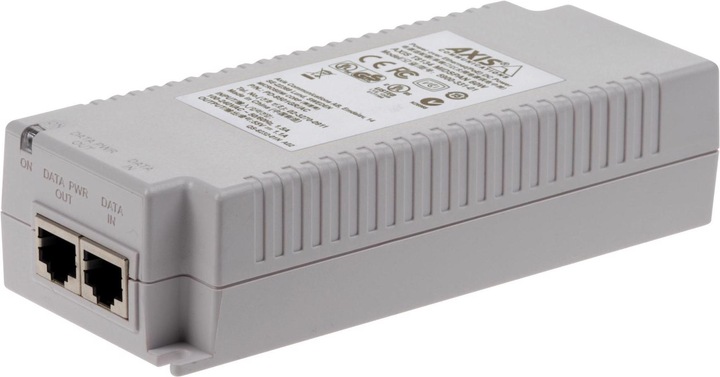 Actual product image Axis T8134 PoE+ Injector/Midspan indoor (802.3af (PoE), Proprietary 24V, 60 W)