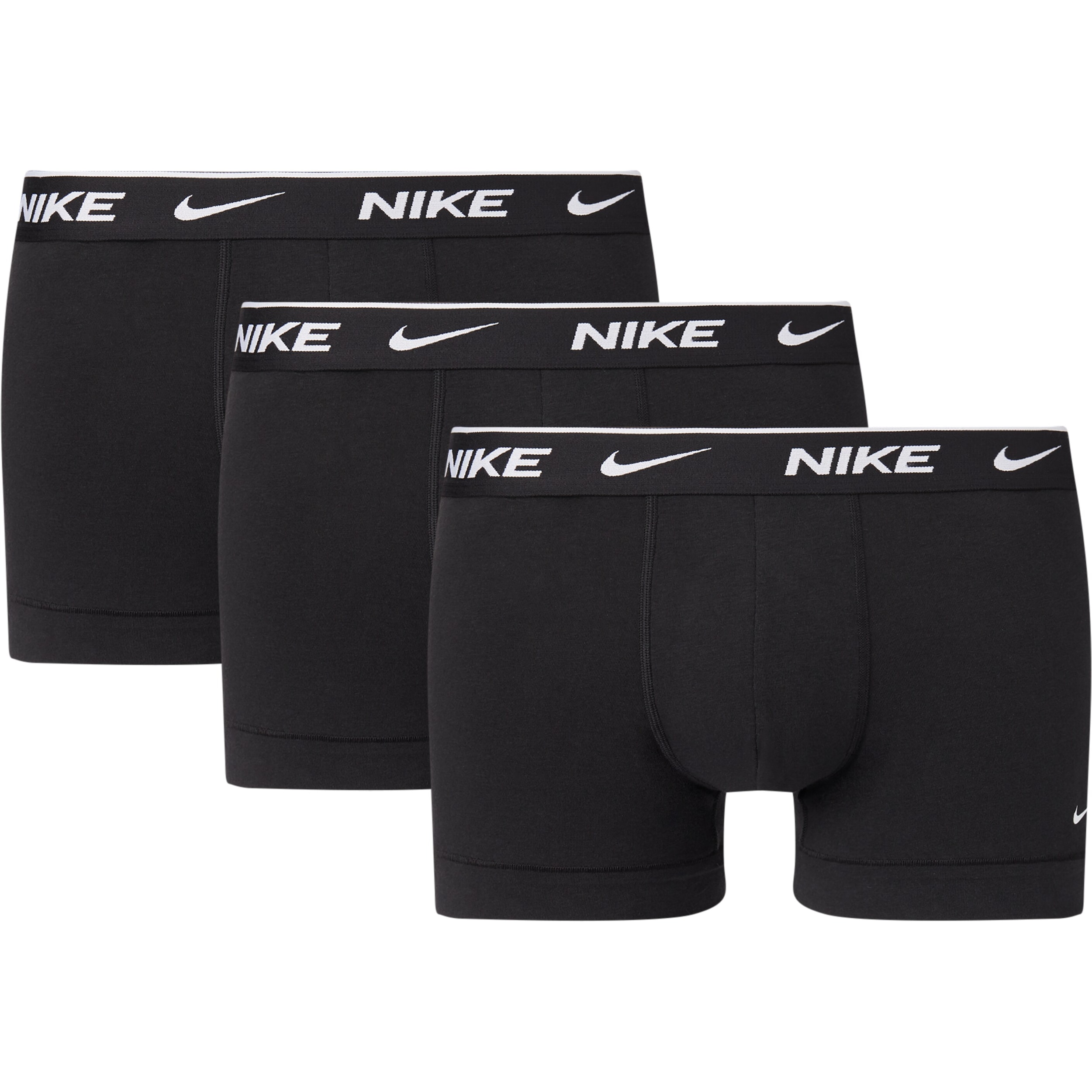 Nike, Herren, Unterhosen, Trunk - 0000KE1008, Schwarz, (M, 3er Pack)