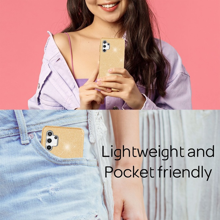 Produktbild Nalia Glitzer Handyhülle (Samsung Galaxy A32 5G)