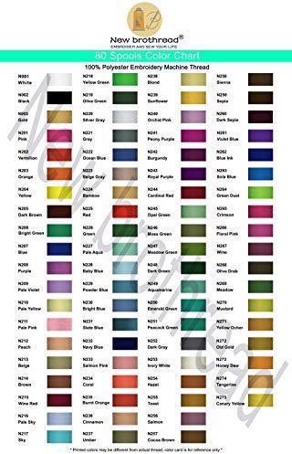 Image du produit New brothread Fil à broder (1000 m)