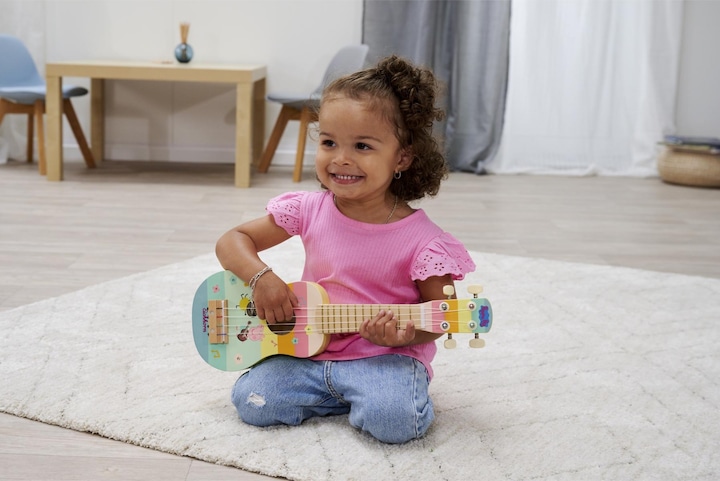 Produktbild Eichhorn Peppa Pig Holz Ukulele 43cm (Deutsch)