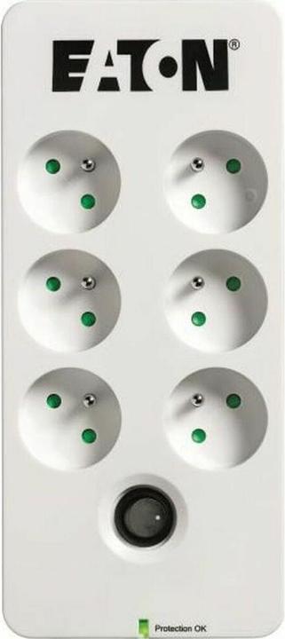 Actual product image Eaton Overvoltage protection PB6F (6 x UTE, 10 A, white) (6x, CEE 7/5, 1.50 m)
