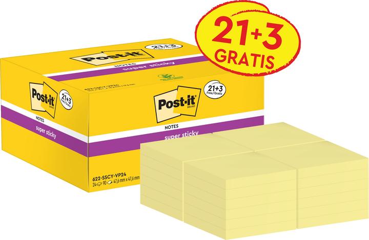 Produktbild Post-it Super Sticky (48 x 48 mm)