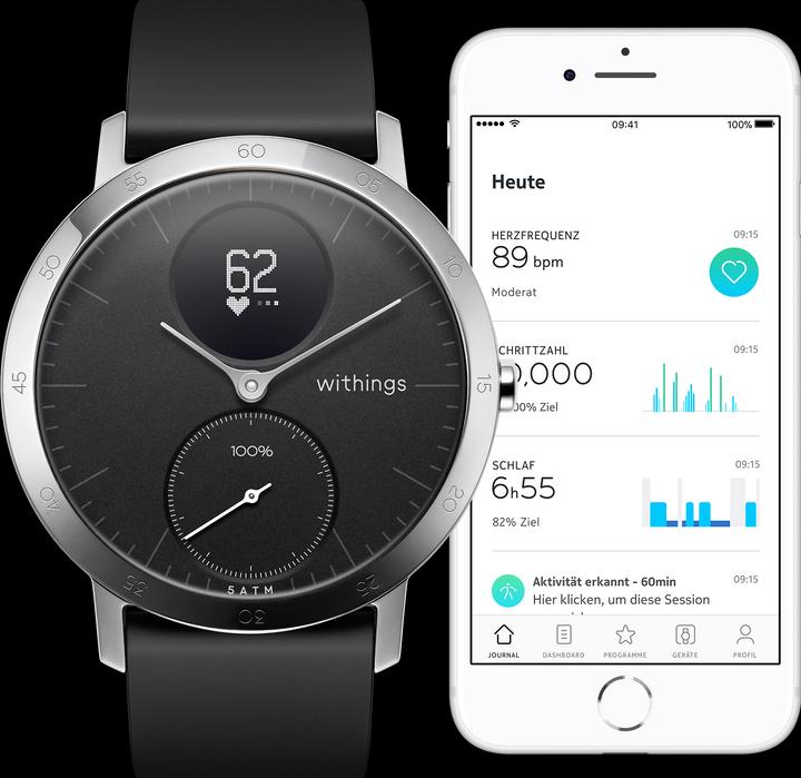 Productafbeelding Withings Staal HR (40 mm)