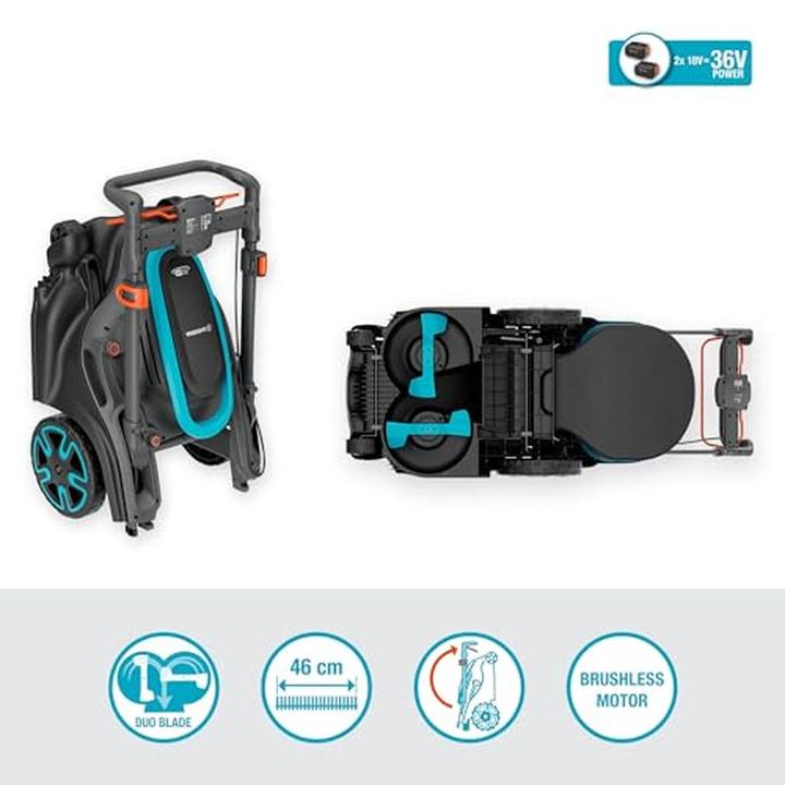Image du produit Gardena PowerMax Duo 46/36V P4A Ready-To-Use-Set 1 (Fonctionnement sur batterie)