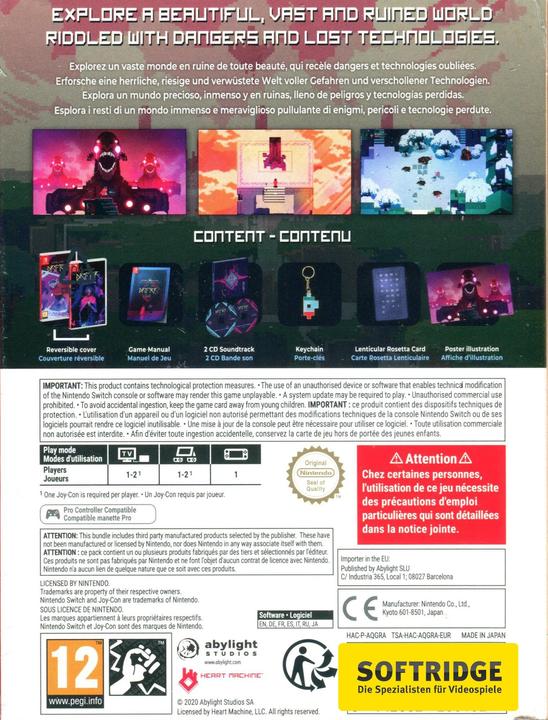 Actual product image Abylight Studios Hyper Light Drifter Special Edition (Switch, DE, EN, FR, IT)