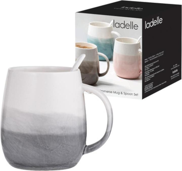 Actual product image Ladelle Cup with spoon set of 2 Immerse 0.38 l (380 ml, 1 x)