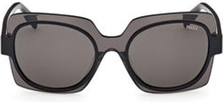 Actual product image Emilio Pucci Black Smoke Squared Sunglasses