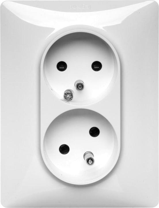Legrand DOUBLE SOCKET LE-753186 Valena Life 230 V 16 A (S/UTP, CAT7, 431.38 m)