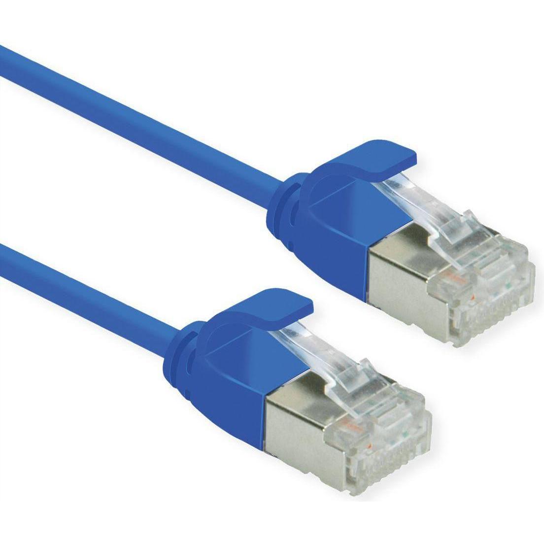 Thumbnail - Roline U/FTP DataCenter Patchkabel Kat.6A (Class EA), LSOH, slim (U/FTP, CAT6a, 3 m), Netzwerkkabel