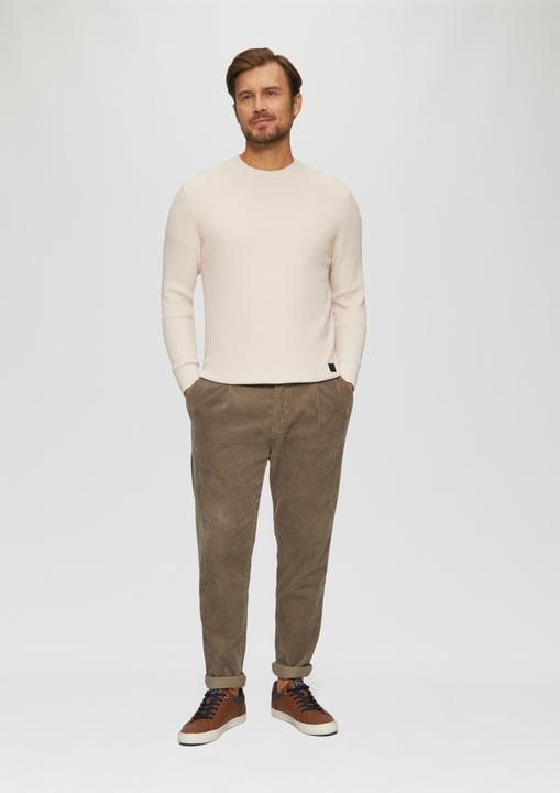 Actual product image S.Oliver Strickpullover Strickpullover mit Musterstruktur (3XL)