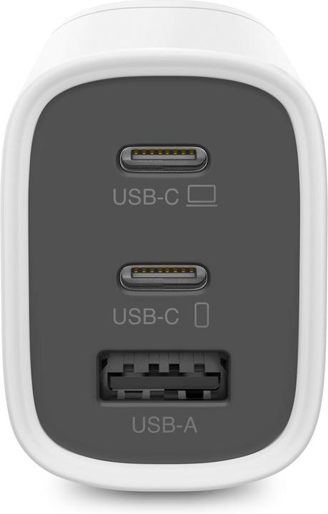 Actual product image GP Batteries GP GaN USB Quick Charge Adapter 65W PD 2xUSB-C & 1xUSB-A white (65 W)
