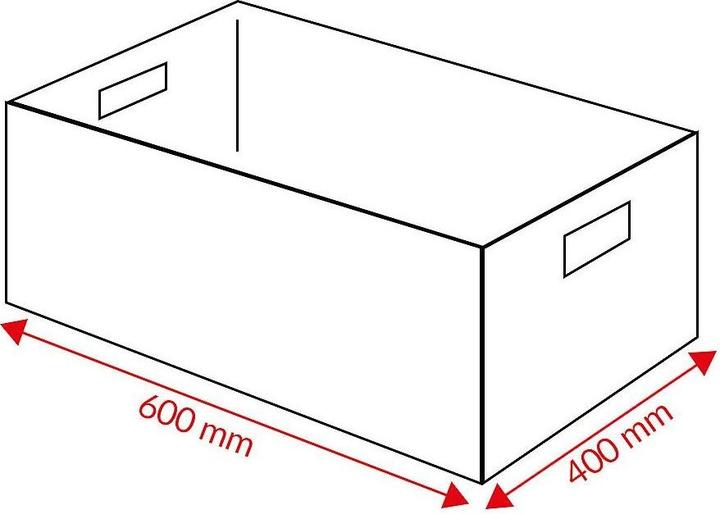 Actual product image Allit EuroBox 600x400x120 gr/ro