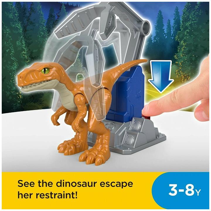 Actual product image Imaginext Atrociraptor Stripe