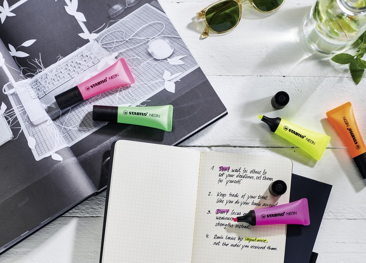 Actual product image STABILO NEON highlighter (Magenta, 5 mm, 1 x)