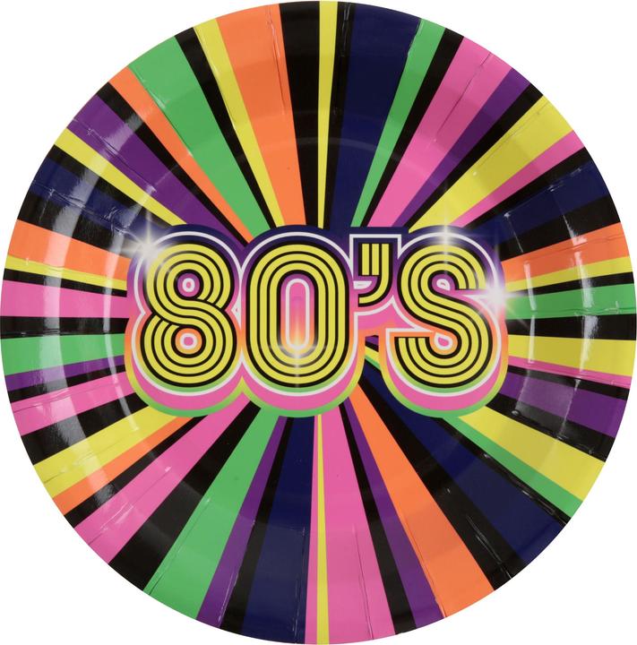 Produktbild Santex 80' - Party Papier Teller