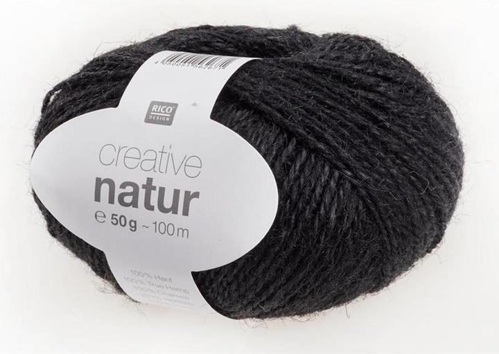 Image du produit Rico Design Laine Creative Nature 50 g, noir (100 m)