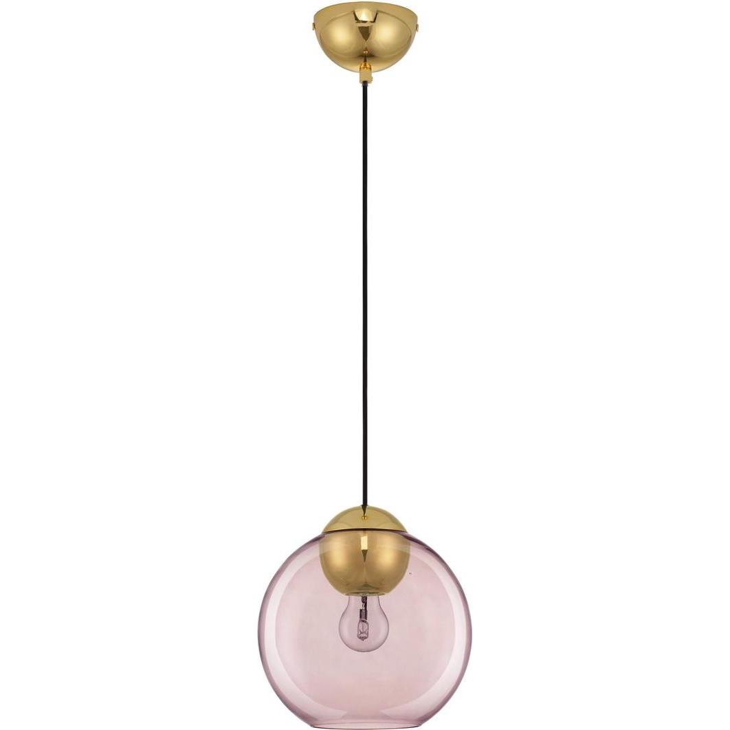Nova Luce, Pendelleuchte, MIDORI Pendelleuchte E27 Gold Pink 182,5x24cm dimmbar 9009243