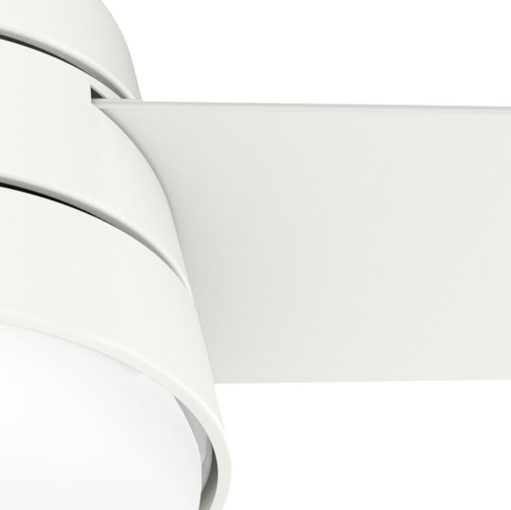 Actual product image Hunter Fans Deckenventilator Finley L Weiss mit Licht & Fernbedienung (43 dB)