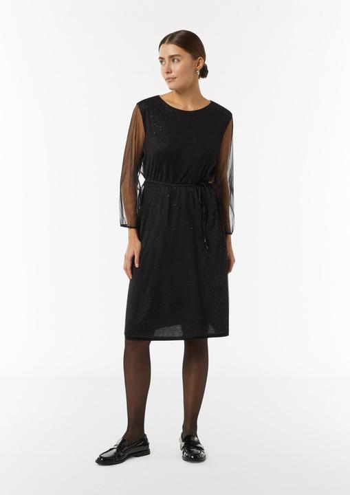 Image du produit Comma Kleid Mesh-Kleid mit Metallic-Effekt (38)