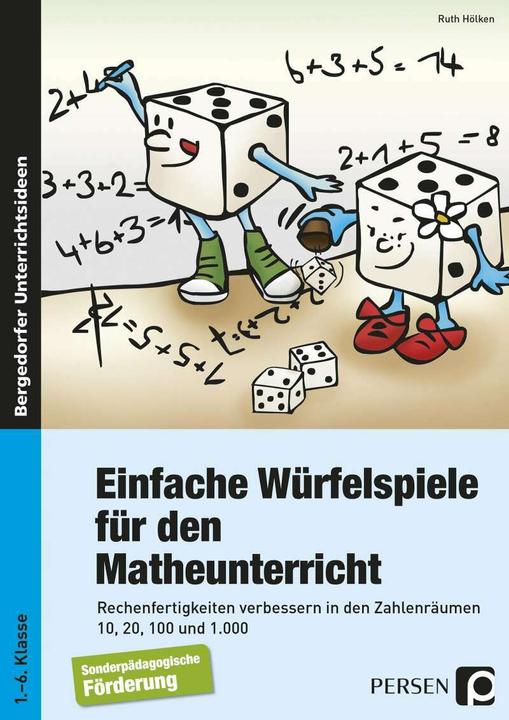 Produktbild Einfache Würfelspiele für den Mathematikunterricht (Deutsch, Ruth Hölken, 2021)