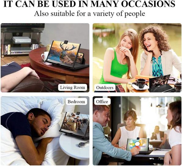 Produktbild MU Classic Faltbare 3D Handy Lupe 10 Zoll