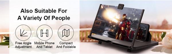 Produktbild MU Classic Faltbare 3D Handy Lupe 10 Zoll