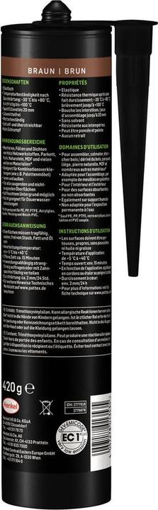 Actual product image Pattex Assembly adhesive wood (420 g)