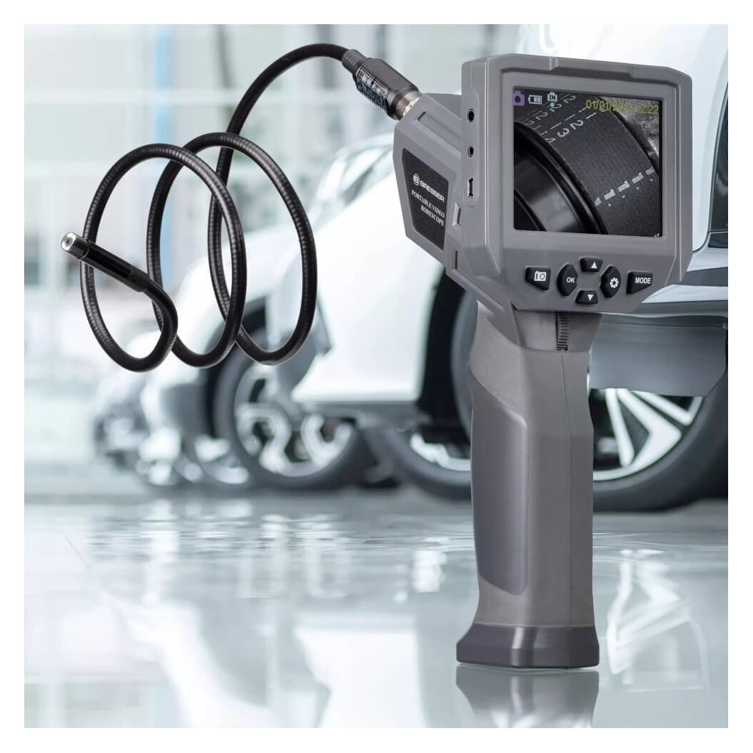 Bresser, Endoscoopcamera, Endoscoopcamera - Waterdicht - 4x Beeldvergroting - Inspectiecamera Met Lcd-scherm