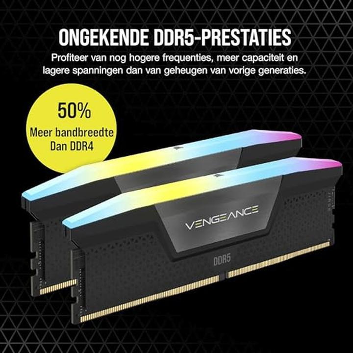 Immagine prodotto Corsair Vengeance RGB (2 x 48GB, 6000 MHz, RAM DDR5, U-DIMM)
