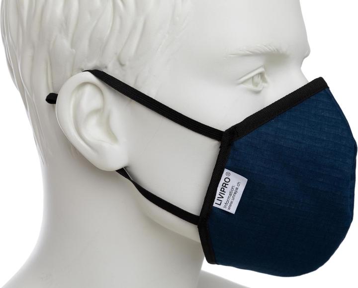 Actual product image Unrepa Community fabric mask LIVIPRO Compact, washable, size S (1 x)