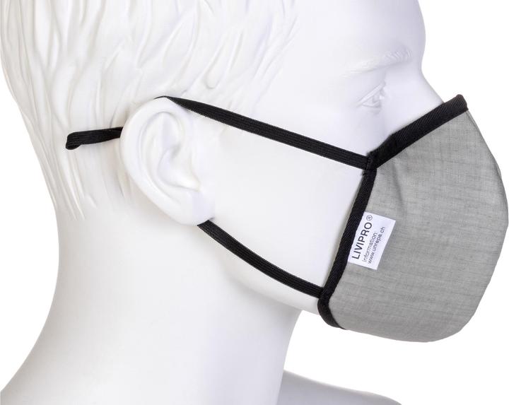 Actual product image Unrepa Community fabric mask LIVIPRO Compact, washable, size S (1 x)