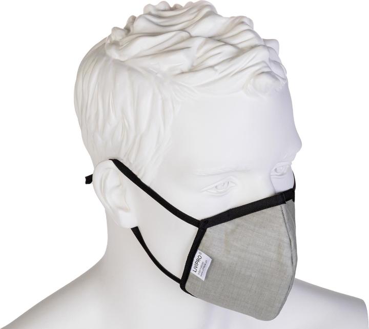 Actual product image Unrepa Community fabric mask LIVIPRO Compact, washable, size S (1 x)