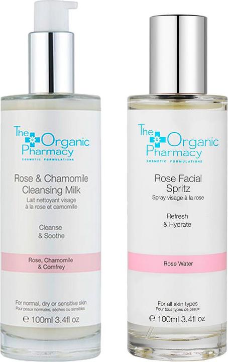 Immagine prodotto The Organic Pharmacy Duo detergente per pelli sensibili (Lozione detergente, 100 ml)