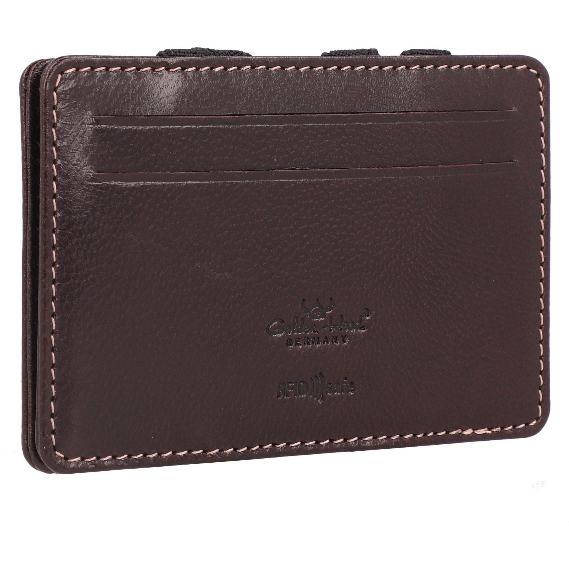 Golden Head, Herren, Portemonnaie, Bari Kreditkartenetui Leder 7 cm, Braun