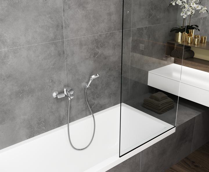 Actual product image hansgrohe Vernis Blend Single Lever On-Wall Bath Faucet