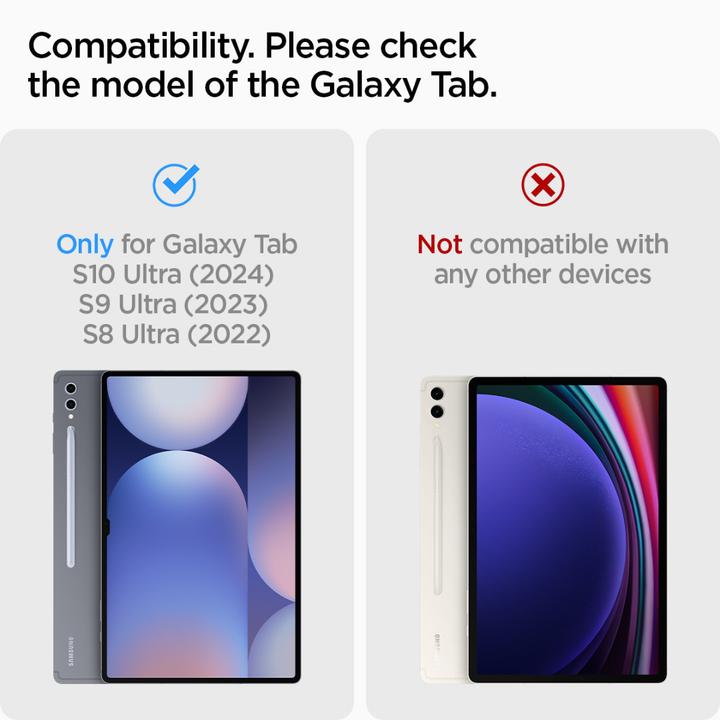 Actual product image Spigen Galaxy Tab S10 Ultra Case (Galaxy Tab S10 Ultra, Galaxy Tab S9 Ultra, Galaxy Tab S8 Ultra)