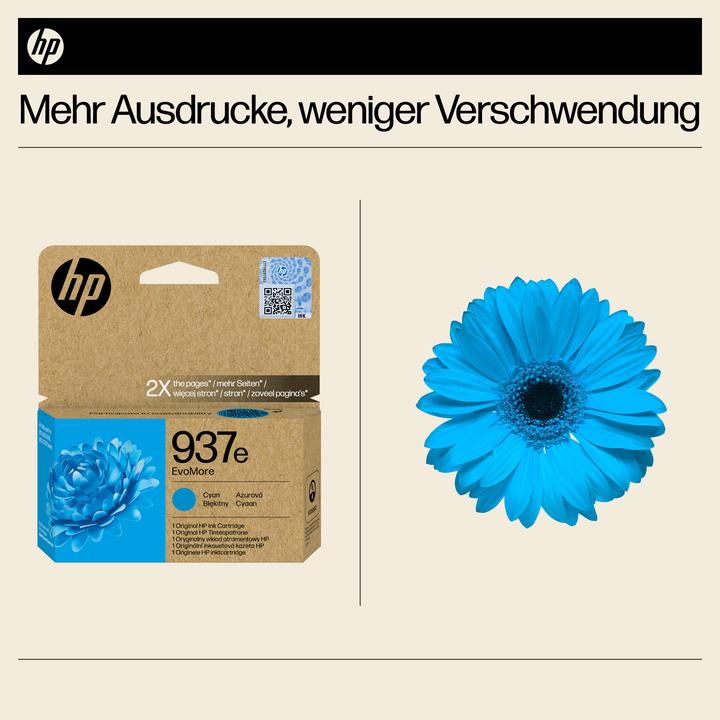 Immagine prodotto HP Inchiostro n. 937e EvoMore ciano (C)