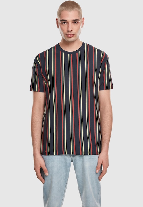 Produktbild Urban Classics Printed Oversized Retro Stripe Tee (3XL)