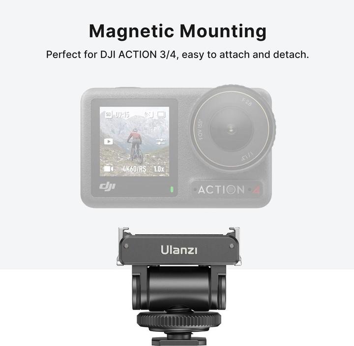 Image du produit Ulanzi CA22 Cold Shoe Tête de balle pour action 3/4