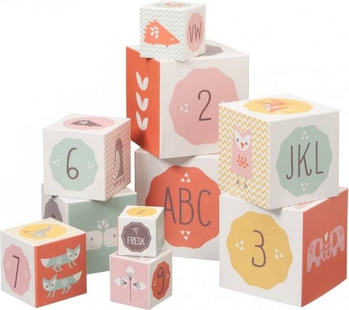 Actual product image Fresk 10 stacking blocks, Girl