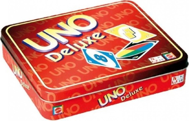 Image du produit Mattel Games Uno Deluxe - Jeu de Cartes Famille - 7 ans et + (Allemand, Français, Italien)