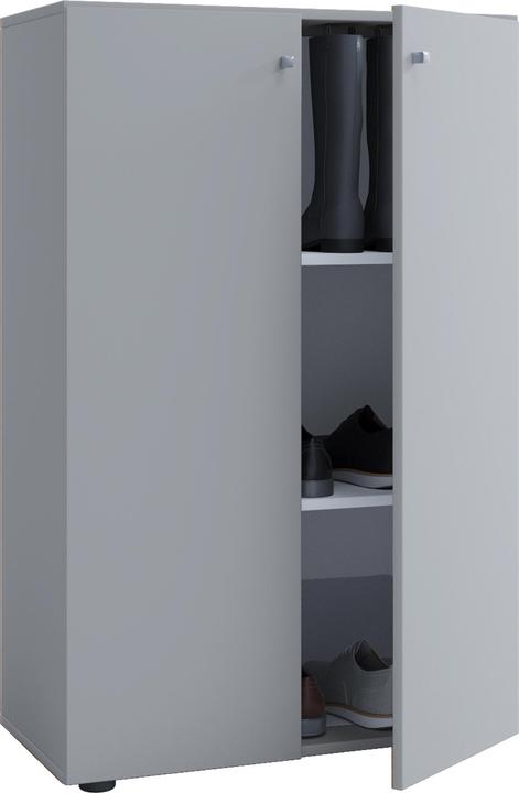 Produktbild VCM Holz Büroschrank Aktenregal Lona 3 Fächer mit Drehtüren (70 x 40 cm)