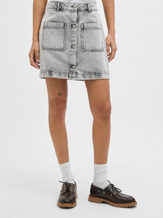 Produktbild JJXX Jxsandy Short Mw Pkt Denim Skirt Dnm Ln (XS)