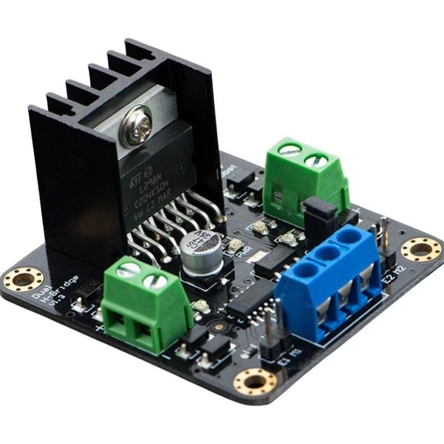 DFRobot Driver per motori DC doppi da 2A L298N, Scheda + Kit di sviluppo