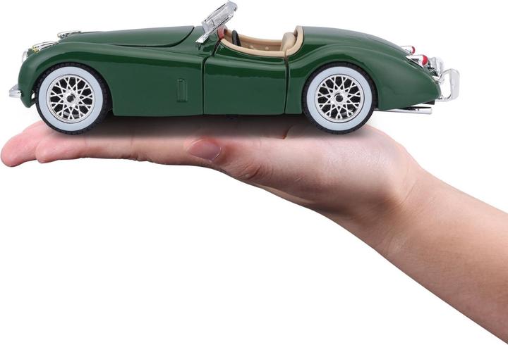 Actual product image Bburago 18-22018 - Jaguar XK 120 Roadster (1951) dark green - 1:24