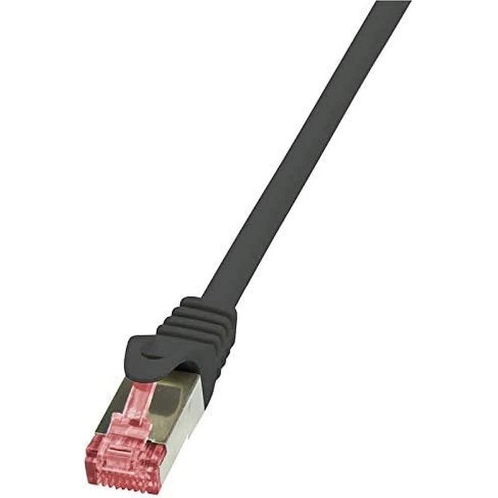 LogiLink Netzwerkkabel (S/FTP, CAT6, 0.25 m), Netzwerkkabel