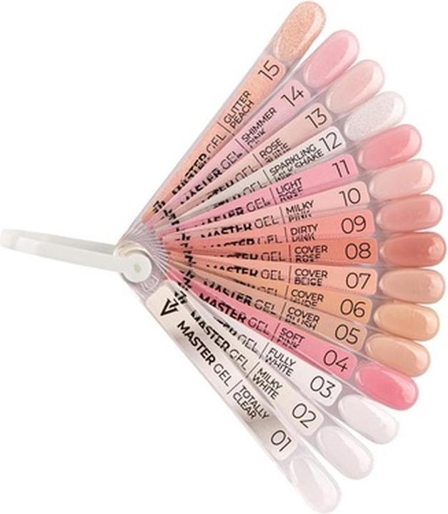 Actual product image Visconti Di Modrone Victoria Vynn Master Gel UV LED Acrylic Glitter Gel for Nail Modeling and Manicure Extensions 13 Ros