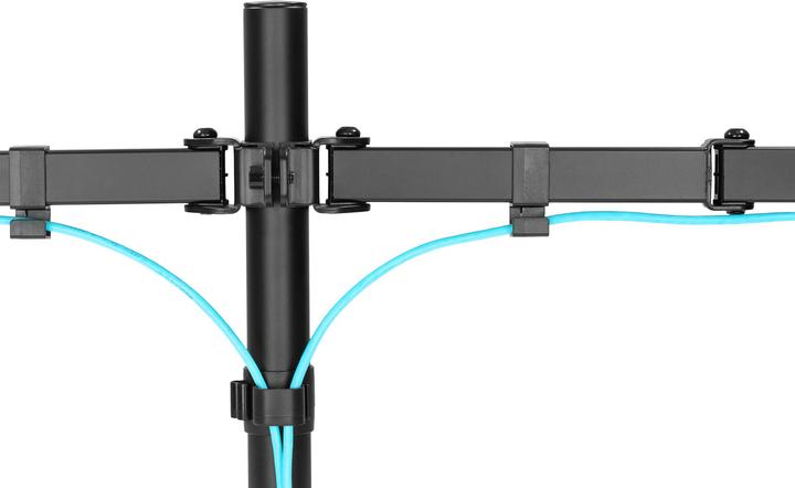 Actual product image Digitus Universal Dual Monitor Clamp Mount (Table, 32", 8 kg)